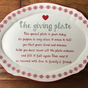 The giving plate